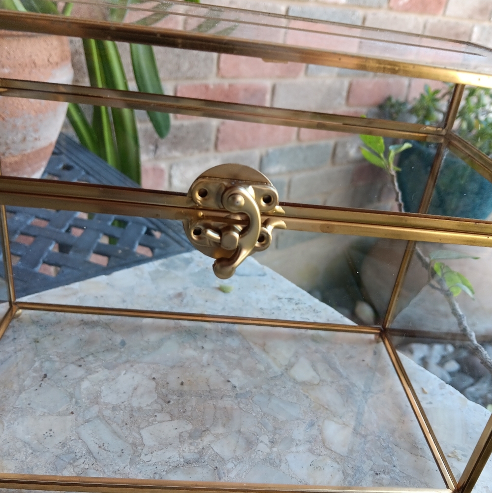 Elegant Acrylic Wedding Card Box Money Gift Box Holder Clear Card Box Matte Gold - Picture 3 of 7
